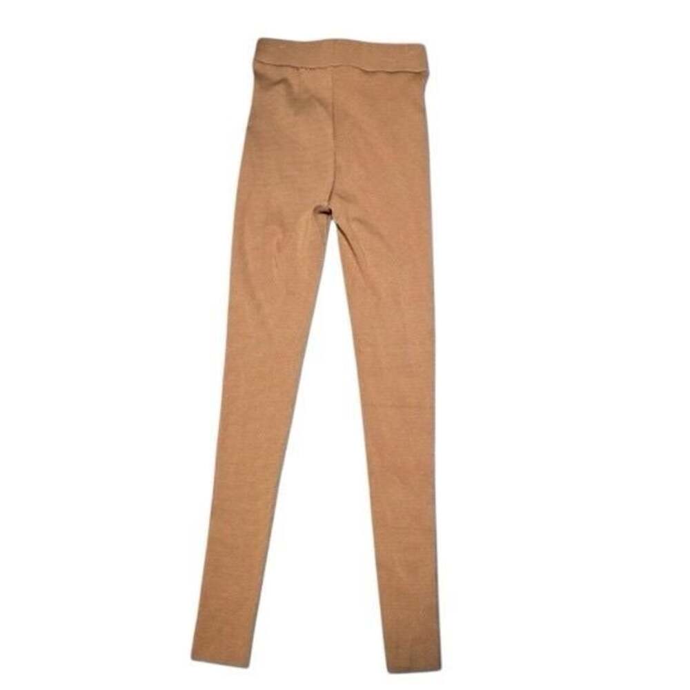 Naked Wardrobe Oh So Snatched Ribbed Leggings in Coco Size Medium NEW - Picture 2 of 4